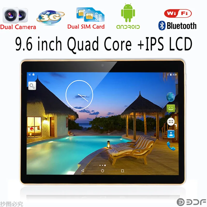 Lowest Price New 9.6 inch Original 3G Phone Call Android 2G+16G Quad Core Android IPS Tablet WiFi Ultra Slim 7 8 9 10 android tablet Lowest Price New 9.6 inch Original 3G Phone Call Android 2G+16G Quad Core Android IPS Tablet WiFi Ultra Slim 7 8 9 10 android tablet