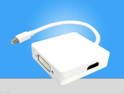 Flash Deal 50pcs 3 in 1 mini 1080P displayport mini dp to HDMI DVI Display port DP adapter converter cable for Apple macbook 0