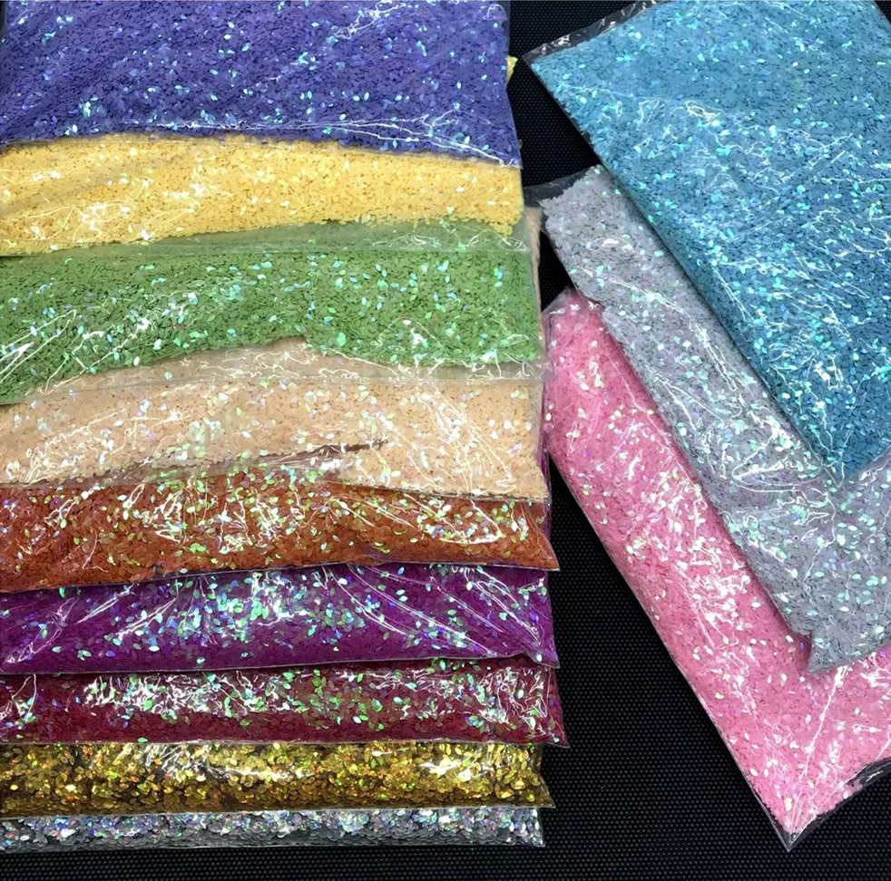 Arte do Unha Oval Cavalo Olho Forma 3d Ultrafinos Lantejoulas Unhas Glitter Faça Você Mesmo Dicas Deslumbrante Paillette Decorações Accessorie 500g