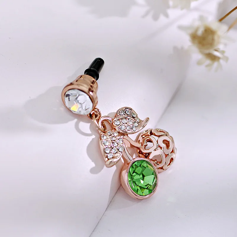 Small Cherry Cute Mobile Phone Dust Plug Fashion Accessories Earplugs | Мобильные телефоны и аксессуары
