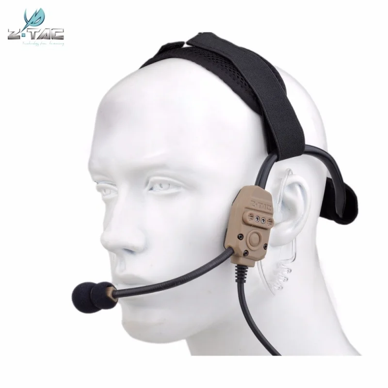 

Z Tactical X-62000 Headset Military Wargame Hunting Airsoft Noise Reduction Boom Mic and Air Duct Headphone Z047