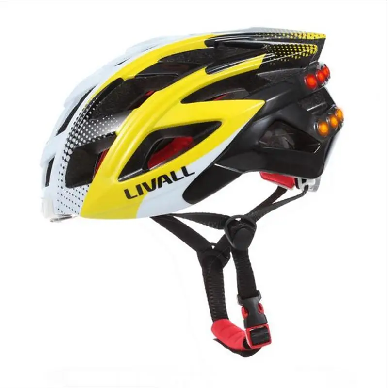 Выпуск LIVALL умный велосипедный шлем Bicicleta Capacete Casco Ciclismo Para Сверхлегкий защитный шлем - Цвет: Цвет: желтый