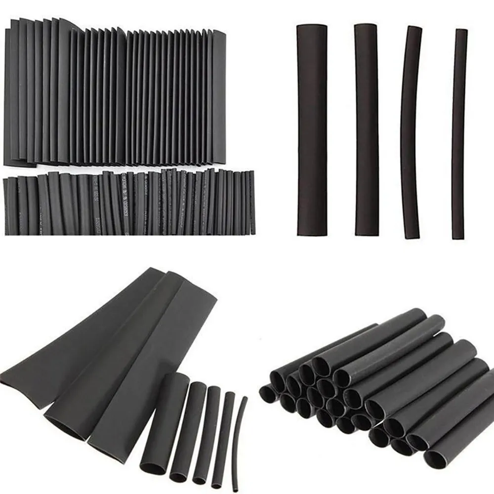 

254Pcs Electrical Insulation Cable Tube kits Heat Shrink Tube Tubing Wrap Sleeve Assorted 7color Mixed Color Tubing Sleeving L4