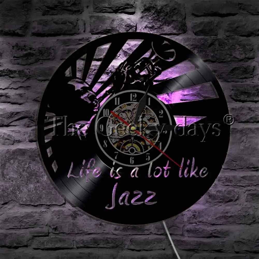 Life Is A Lot Like Jazz настенные часы Band виниловая пластина классический джаз музыка