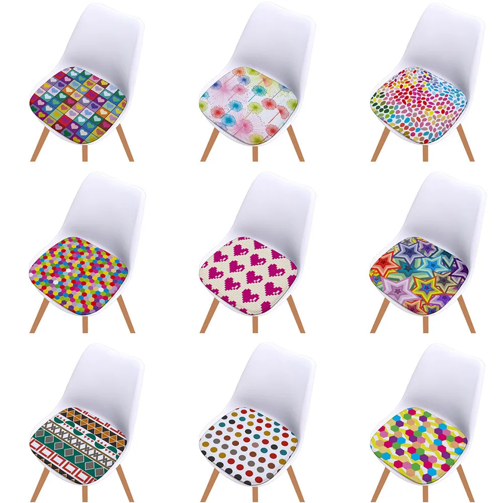 

Printed Cotton Seat Pad Outdoor Dining Room Garden Kitchen Chair Cushion NEW ARRIVAL dropping #1005