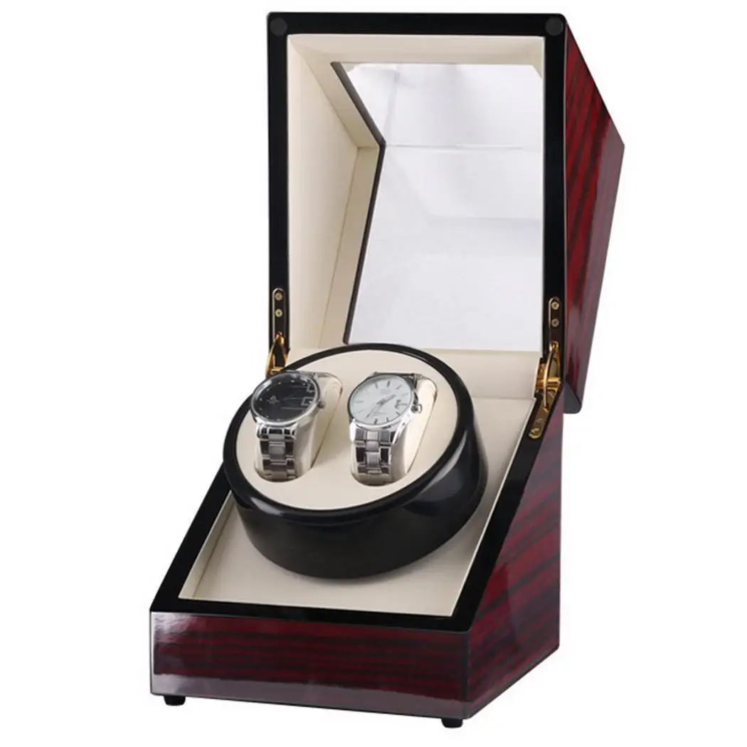 

2+0 Watch Box Stirrer Automatic Mechanical Motor Shaker Winder Watches Watch Display Holder Box Boxes