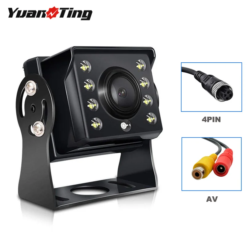 

YuanTing Night Vision LED Lamps HD Camera Truck Bus Trailer Blind Spot Rear View Car Monitoring Reversing Image IP67 Waterproof