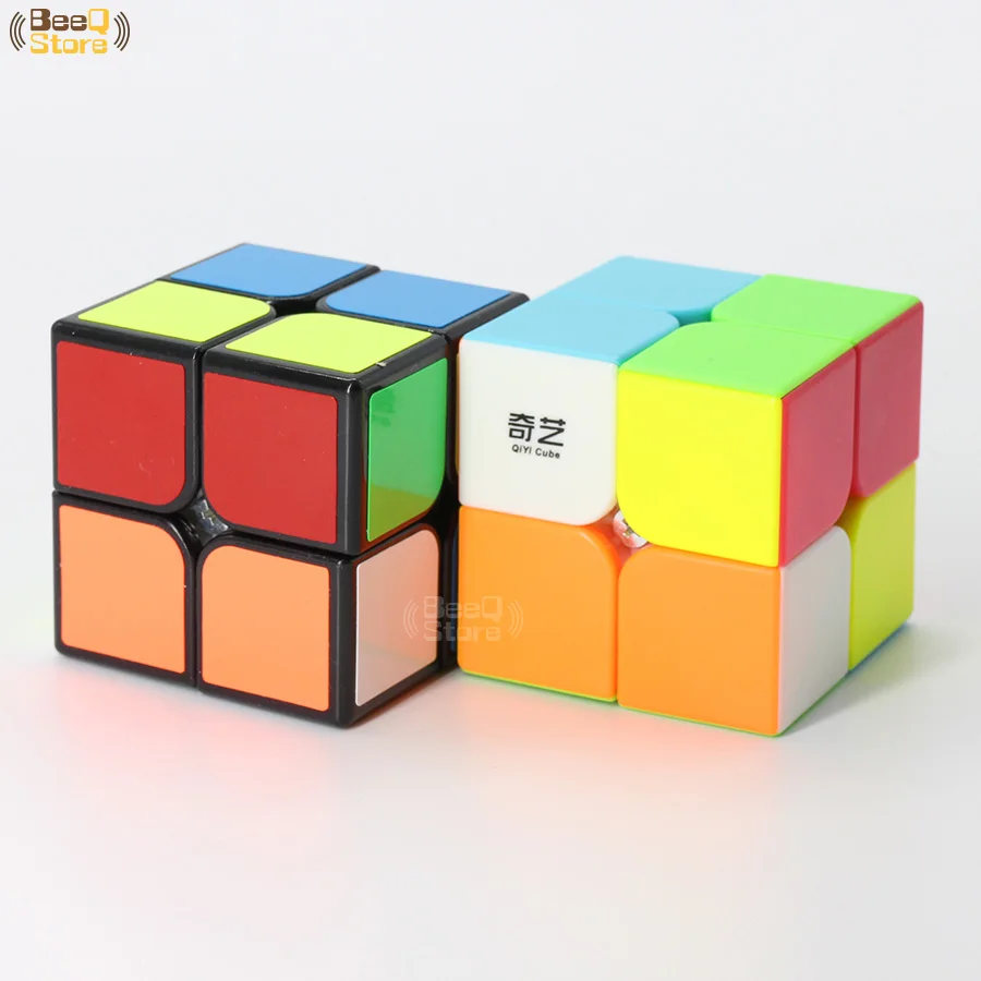 Qidi 2x2 Скорость Cube QidiS 2X2X2 50 мм головоломки Профессиональный Мэджико Cubo образовательные игрушки малыш 2x2x2 Magic Cube Черный Stickerless