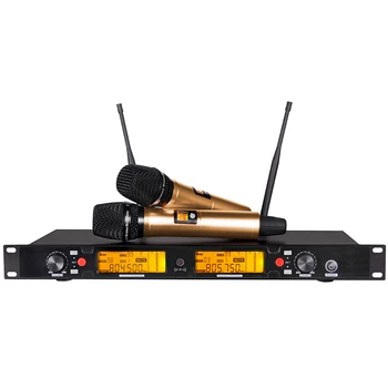 

New Handheld Mic UHF wireless microphone system U-3000 Dual-channel receiver high quality+free shipping