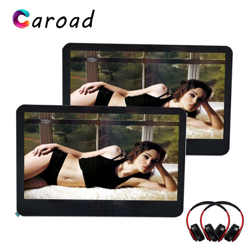 Caroad 2 шт. 10 1 дюймов подголовник автомобиля dvd плеер видео монитор Система Android 5