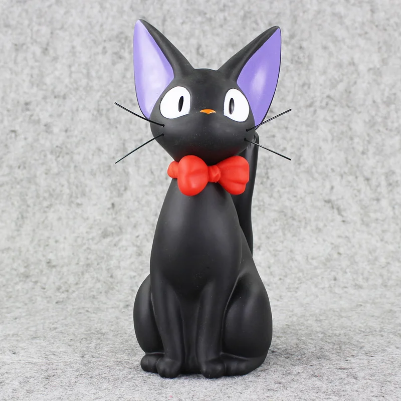 

24cm Hayao Miyazaki Anime Kiki's Black Cat PVC Figures Piggy Bank Toys Collection Brinquedos Toy