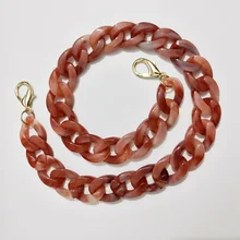 IKE MARTI 1 Pc 60/120cm Resin Acrylic Chain for Bags AccessoriesHanDiy Women Plastic Purse Chain Straps for Handbags marti pellow swansea