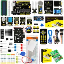 Free shipping! Microcontroller learning kit starter and proficient 24 interactive lessons for arduino