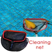 Outdoor Floating Pool Leaf Rake Professional Skimmer Net Aluminum Plastic Shrink Rod Heavy Duty Mesh Net Pool Cleaning Kit