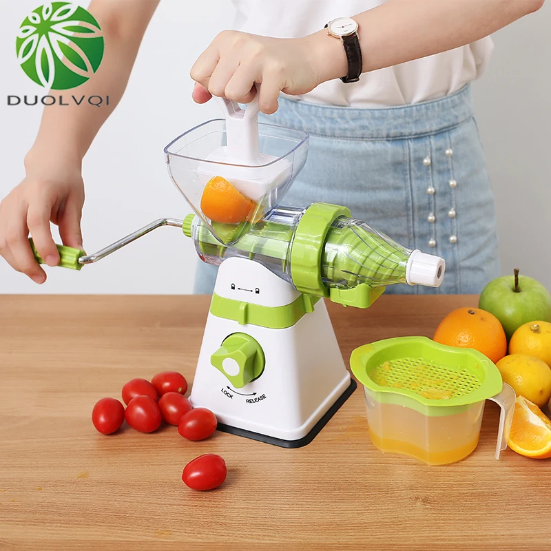 DUOLVQI Multifunctional Vegetable Fruit Squeezers & Reamers Manual