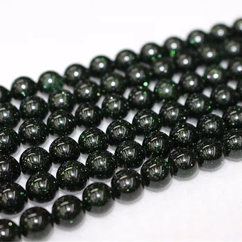 

Green Goldstone Beads,4mm 6mm 8mm 10mm 12mm Green Goldstone Smooth And Round Beads.Goldstone Beads Wholesale.Wholesale Beads