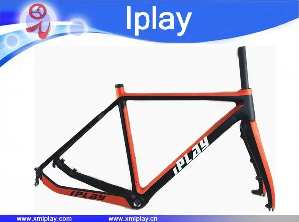 Новинка 2019 карбоновая рамка для велокросса IPLAY Toray T800 дисковый тормоз CX