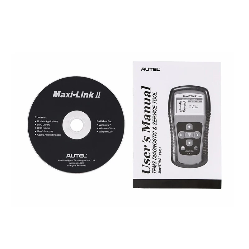 Autel MaxiTPMS TS401 TPMS инструмент для повторного изучения процедуры руководство и