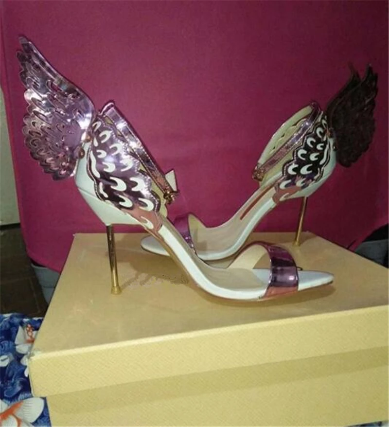 Роскошная дизайнерская обувь для женщин; Модные женские босоножки; пикантная женская обувь на высоком каблуке с бабочкой; женские сандалии-гладиаторы на каблуке