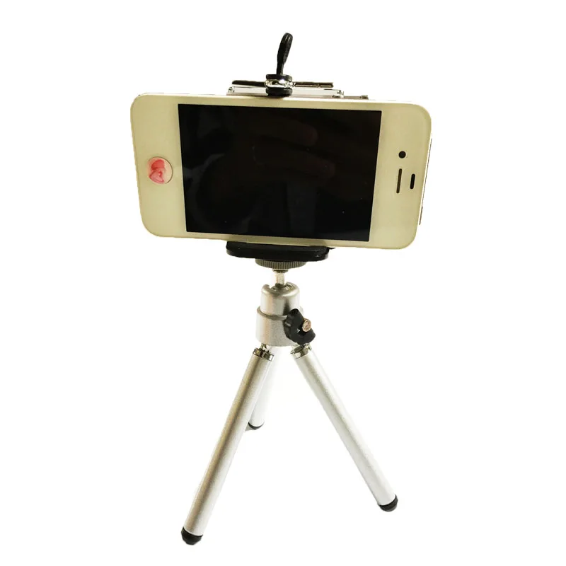 Мини штатив для телефона с зажимом сотового или штатива Samsung galaxy S3 S4 SJCAM sj4000 SJ5000 Eken