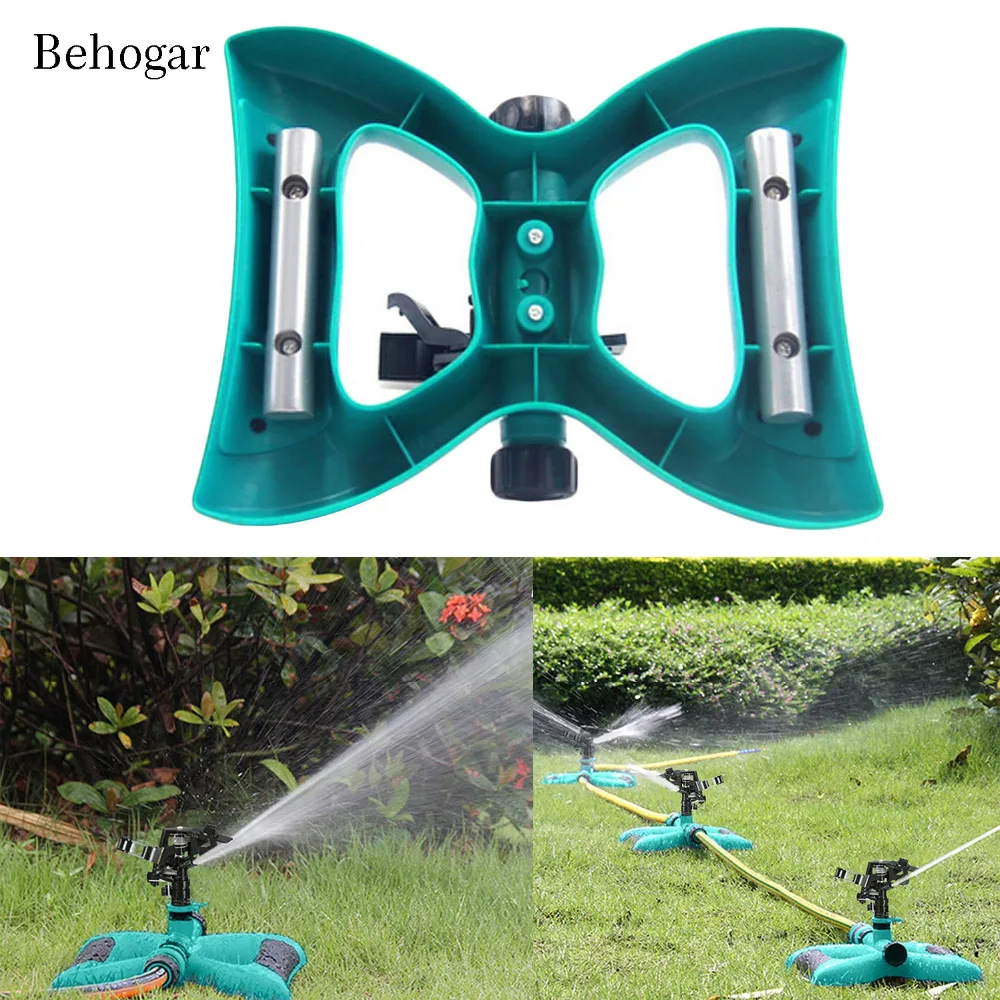 Behogar Portable Garden Sprinkler Automatic 360 Degree Rotating