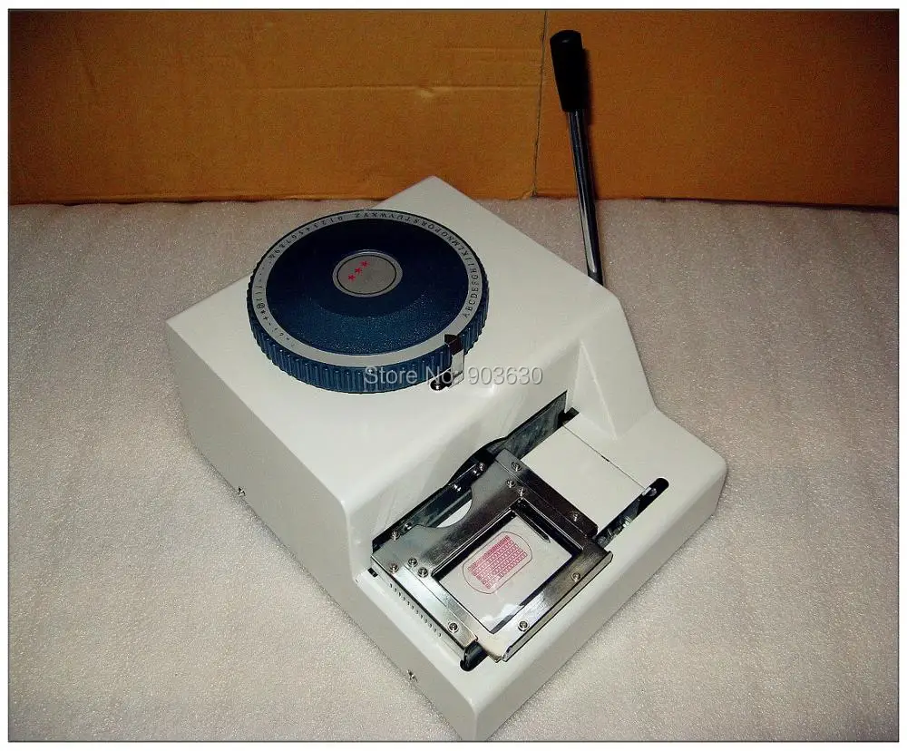 Free Shipping!52D Manual PET ID tag Embosser Machine for military dog tag metal steel embossing press machine wonder52Characters