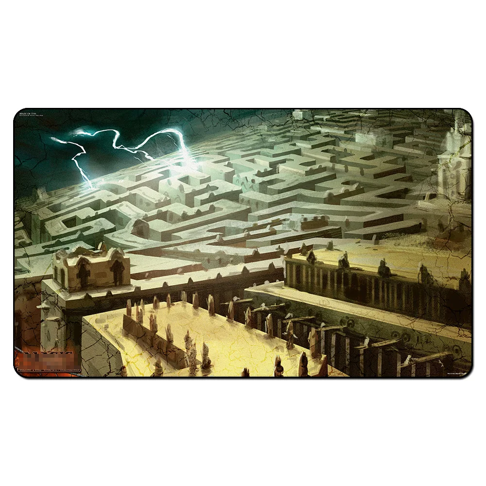 

( Maze of Ith Playmat) Magic Game Playmat,Board Games Board The Pad Play Mat,Custom Big Mousepad with Free Bag