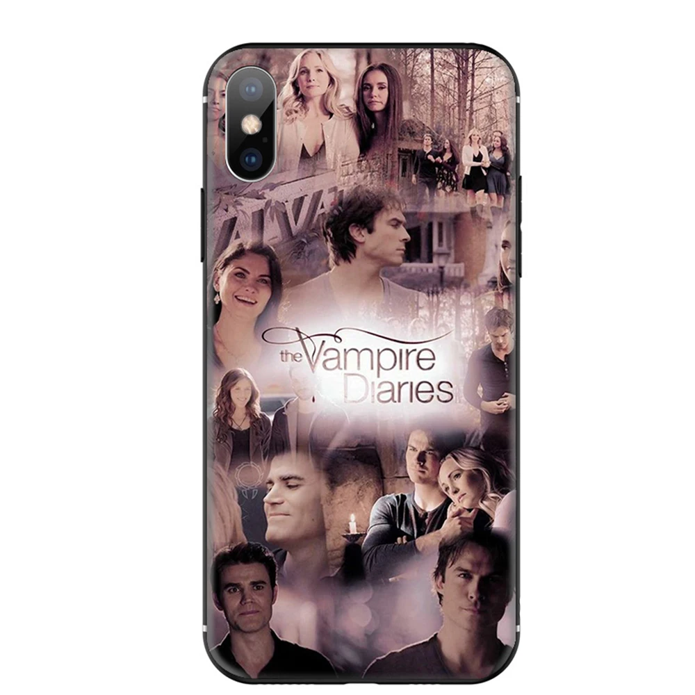 Мягкий чехол из ТПУ Lavaza The Vampire diaries для iPhone 11 Pro XS Max XR X 8 7 6 6S Plus 5 5S SE - Цвет: 1