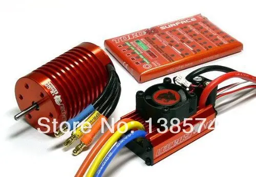 SKYRC LEOPARD 60A V2 ESC + 12T бесщеточный мотор 1/10 автомобильный комбинированный с