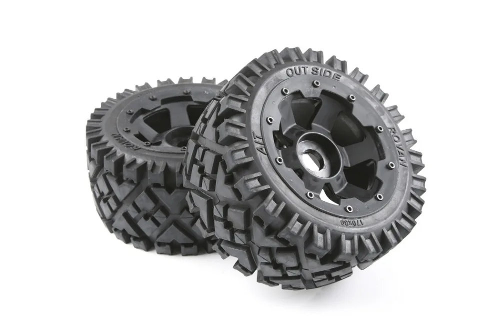 1/5 весы rc baja запасные части Rovan 5B задний terrian комплект шин 951201 | Игрушки и хобби