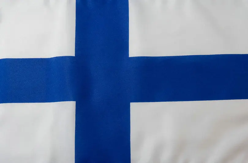 90x150 см финский флаг, Большой полиэстер, финский Национальный Баннер, Finlander, домашний декор, NN011