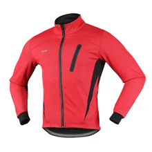 Cycling Jacket Mountain Bike Windproof Jacket Bicycle Clothing Men Winter Sportswear Cycling Jersey Cloth With Reflective Stripe
