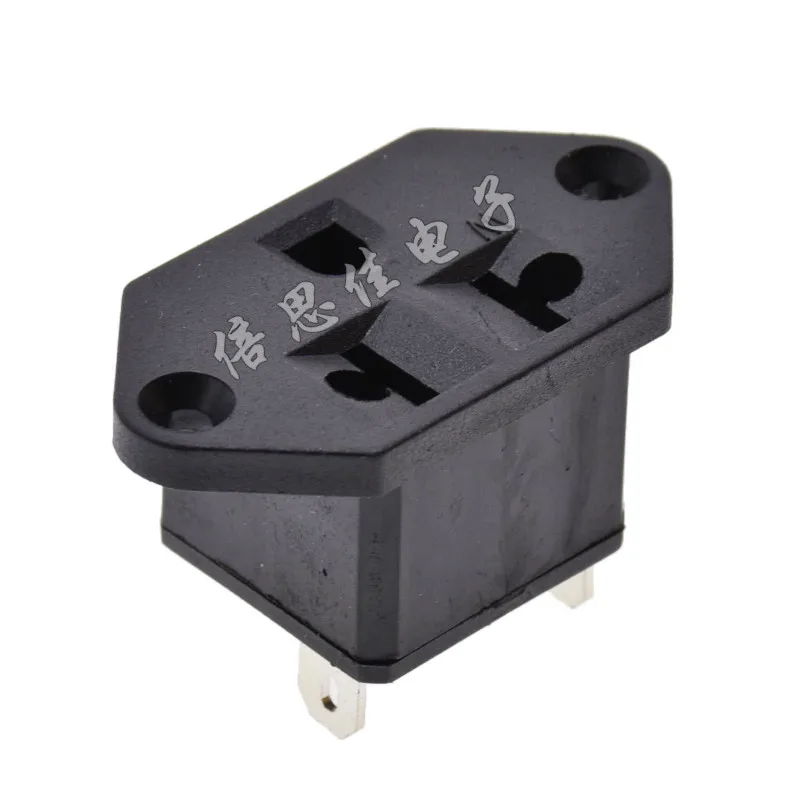

AC outlet AC interface power socket interface AC-15 female seat 220V product straight foot