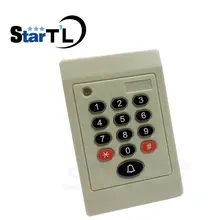 125 кГц считыватель карт и паролей Wiegand считыватель карт для системы контроля доступа Клавиатура Rfid Считыватель