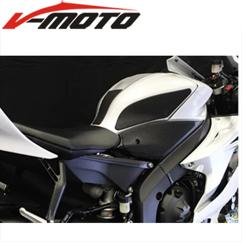 

2017 NEW Motorcycle Tank Traction Side Pad Gas Fuel Knee Grip Sticker Decal For Yamaha YZFR6 YZF R6 YZF-R6