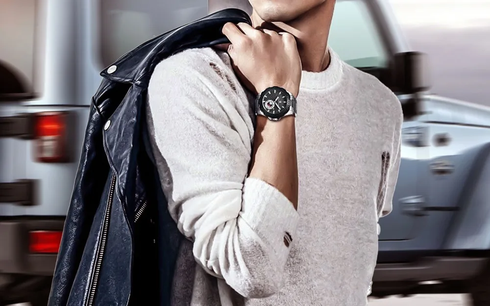 Men's Machinery Stainless Steel Waterproof Watch 4 1 (1)