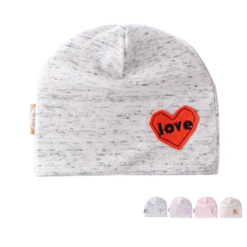 

Fashion Baby Beanie Hat Solid Cotton Newborn Baby Hat Heart Letter Cartoon Hat Girls Boys Autumn Warm Beanie Baby Boys Clothing