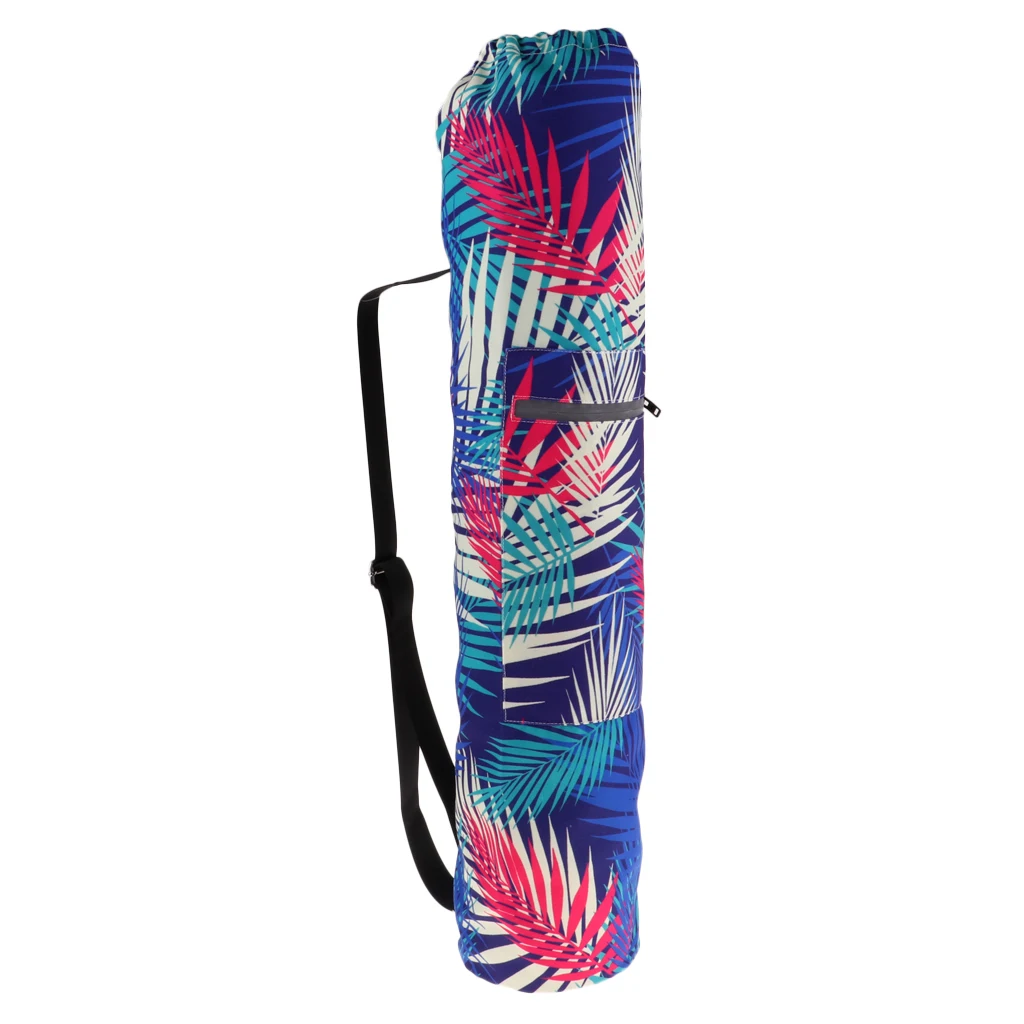 Yoga Pilates Mat Bag Carrier Exercise Workout Pad Drawstring Bag Backpack Sports Knapsack Fitness Dance Gymnastics Mat Case