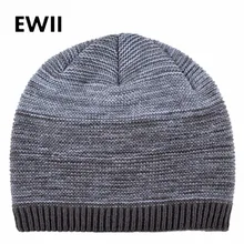 Зимние однотонные шапки для мужчин, вязаная шерстяная шапка skullies beanies, Теплая мужская шапка в стиле хип-хоп, шапки gorra hombre bonnet