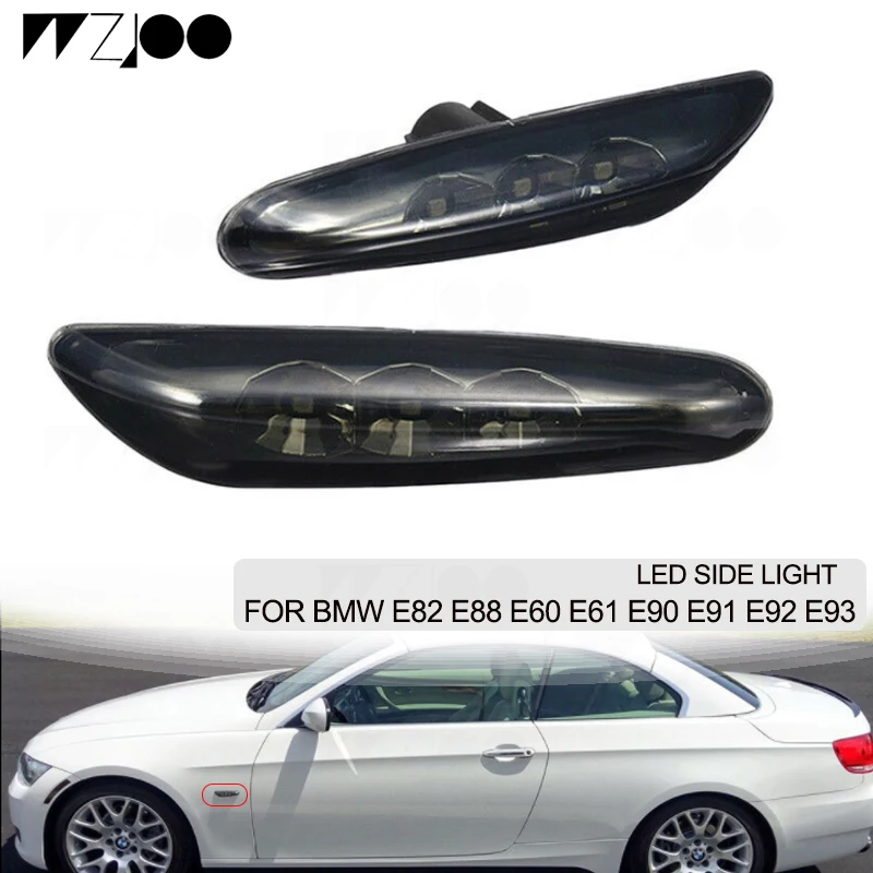 Side Marker LED Lights Turn Signal Lamps for BMW E82 E88 E60 E61 E90 E91 E92 E93