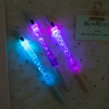 Новейший Креативный светодиодный гелевый стилус Kawaii, новинка, нейтральная ручка для письма, подарок для детей, офисный школьный подарок, прекрасный подарок для детей