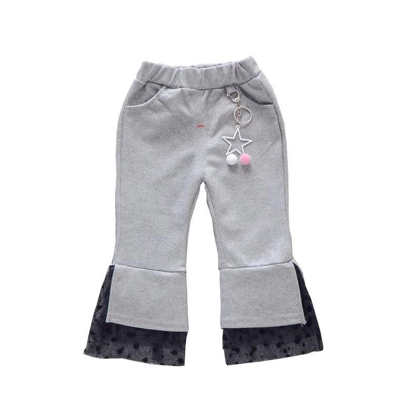 

New children's spring wear lace girl trousers female baby fashion spring pants