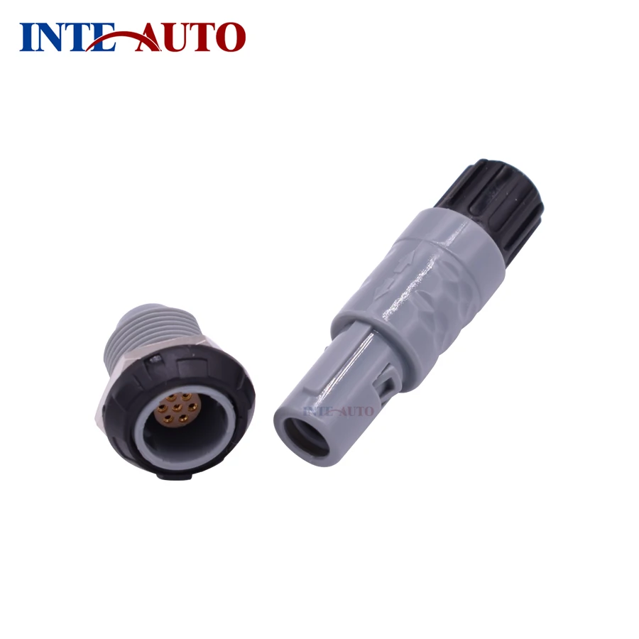 

connector, plastic medical push pull self-latching plug socket,M14 size,7 pins,PAG.M0.7 PKG.M0.7