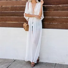 Chiffon Bathing Suits cover up Beach Cardigan Paroe Robe de Plage Beachwear kaftans Long Beach Dress Tunic Womens Swimwear Chiffon Bathing Suits cover up Beach Cardigan Paroe Robe de Plage Beachwear kaftans Long Beach Dress Tunic Womens Swimwear