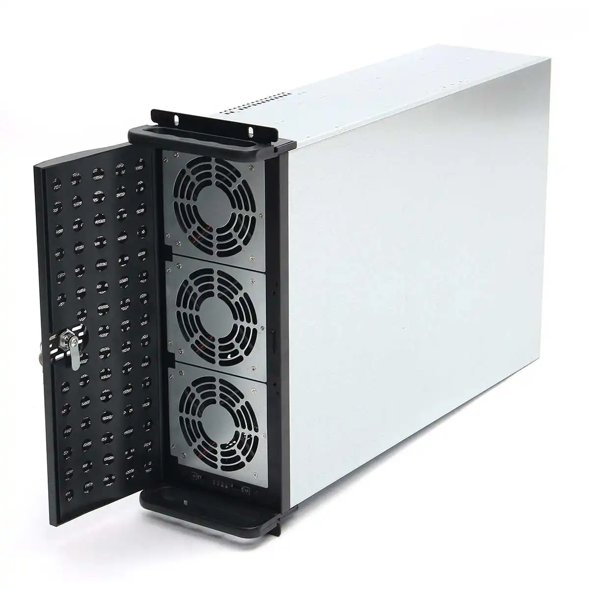 6 GPU 4U Rackmount Miner Mining Frame чехол для горного сервера с 10 вентиляторами Rsiers Frame Rig