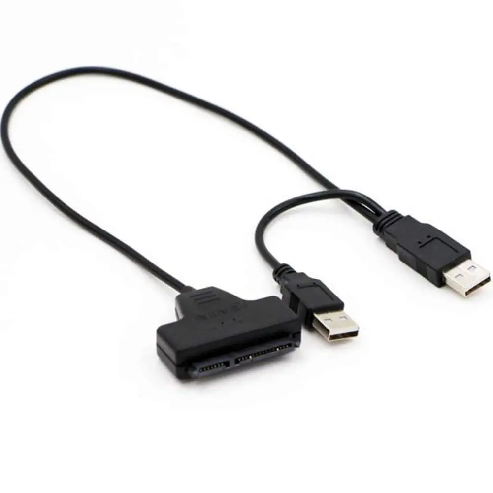 Горячая Распродажа USB 2 0 для SATA 7 + 15 Pin 22Pin адаптер кабель жесткого диска 5