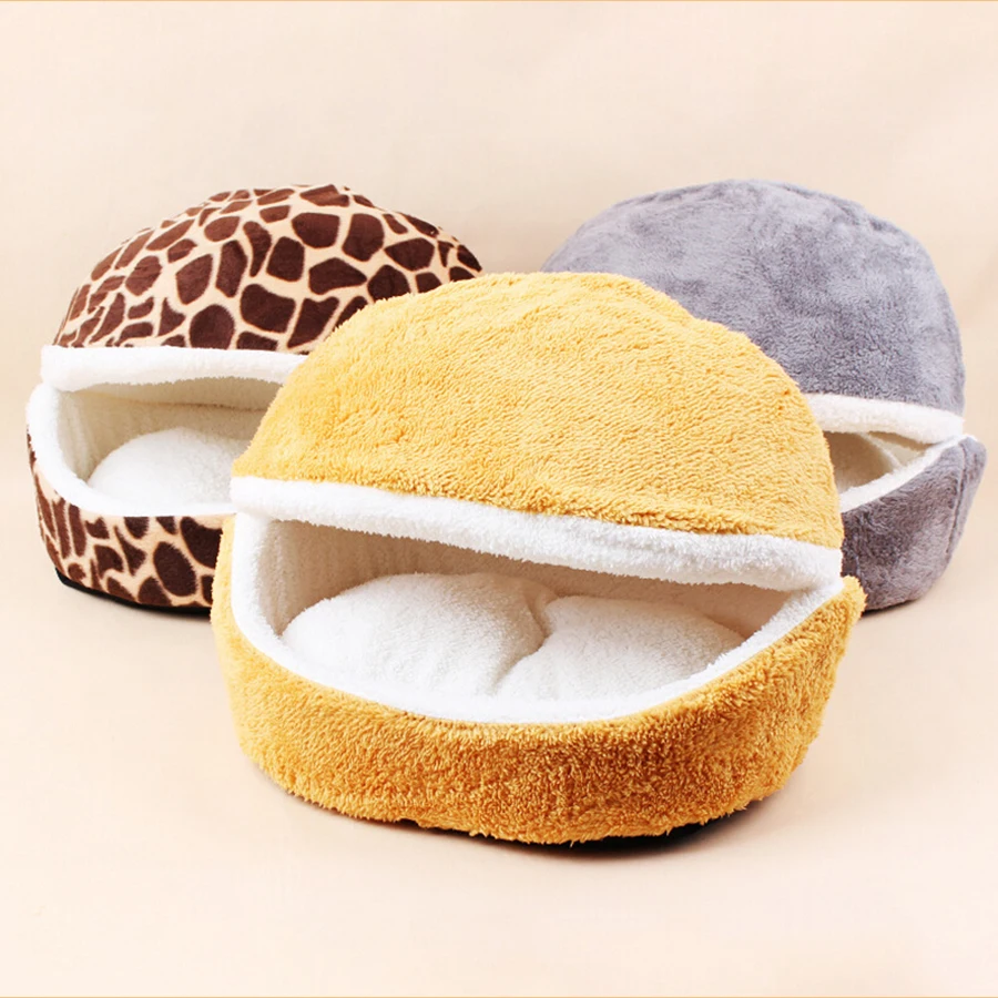 Soft Plush Cats Sleeping Bags Resistant Bite Large Indoor Cute Durable