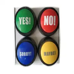 1 комплект Дети Игрушки с голосовым модулем зеленый красные, синие желтый голосовая кнопка для раннего развития игрушки