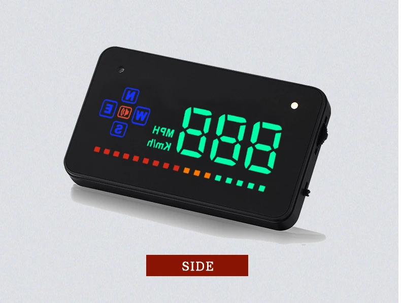 Цифровой GPS Спидометр A2 головой вверх Дисплей авто лобовое стекло HUD проектор электроники автомобильный проектор скорости подходит для всех автомобилей
