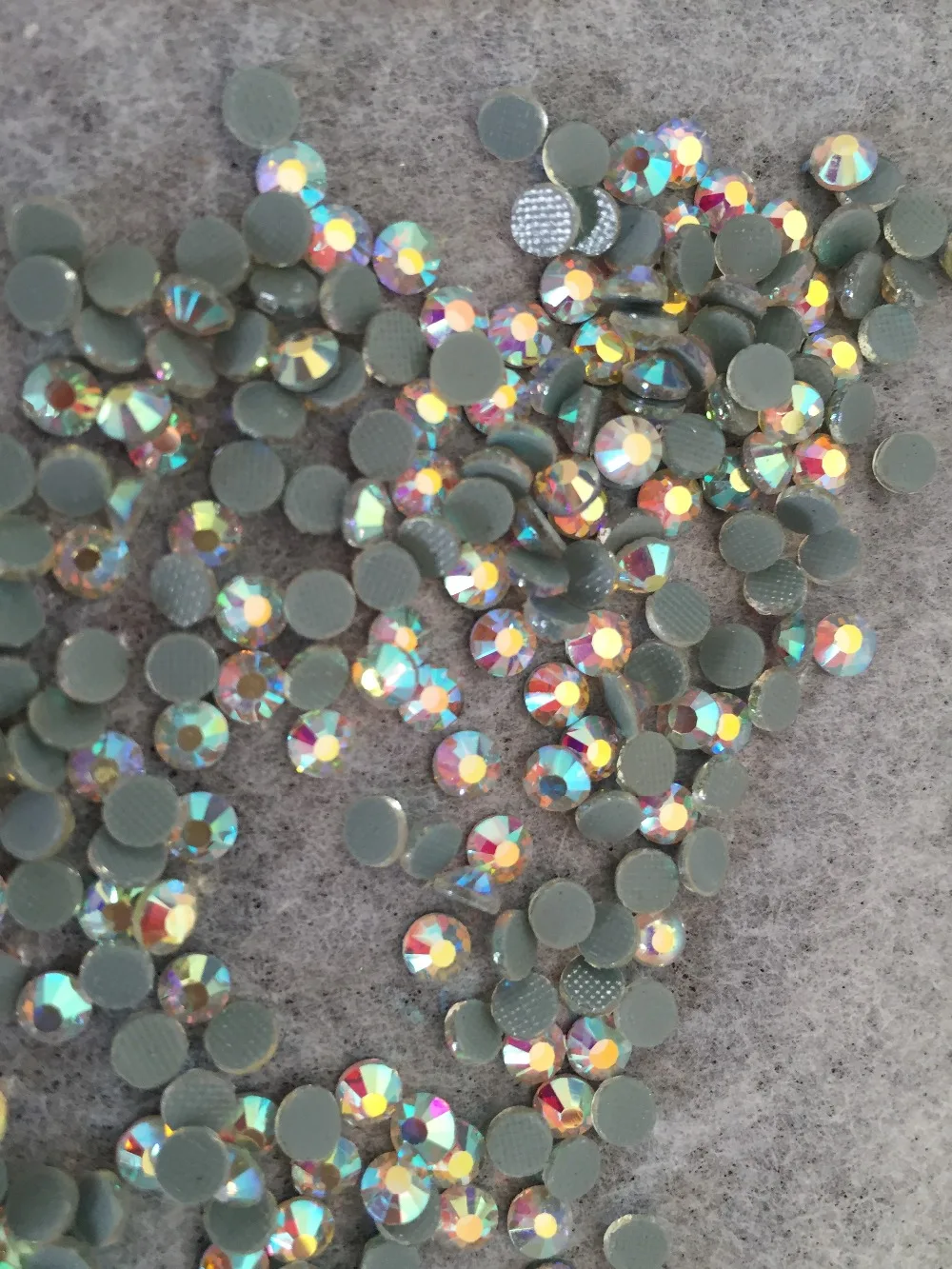 

Crystal AB SS12 1440pcs/bag DMC Hot Fix Rhinestone Crystal Flatback Loose Strass Rhinestone for clothes bags accessaries